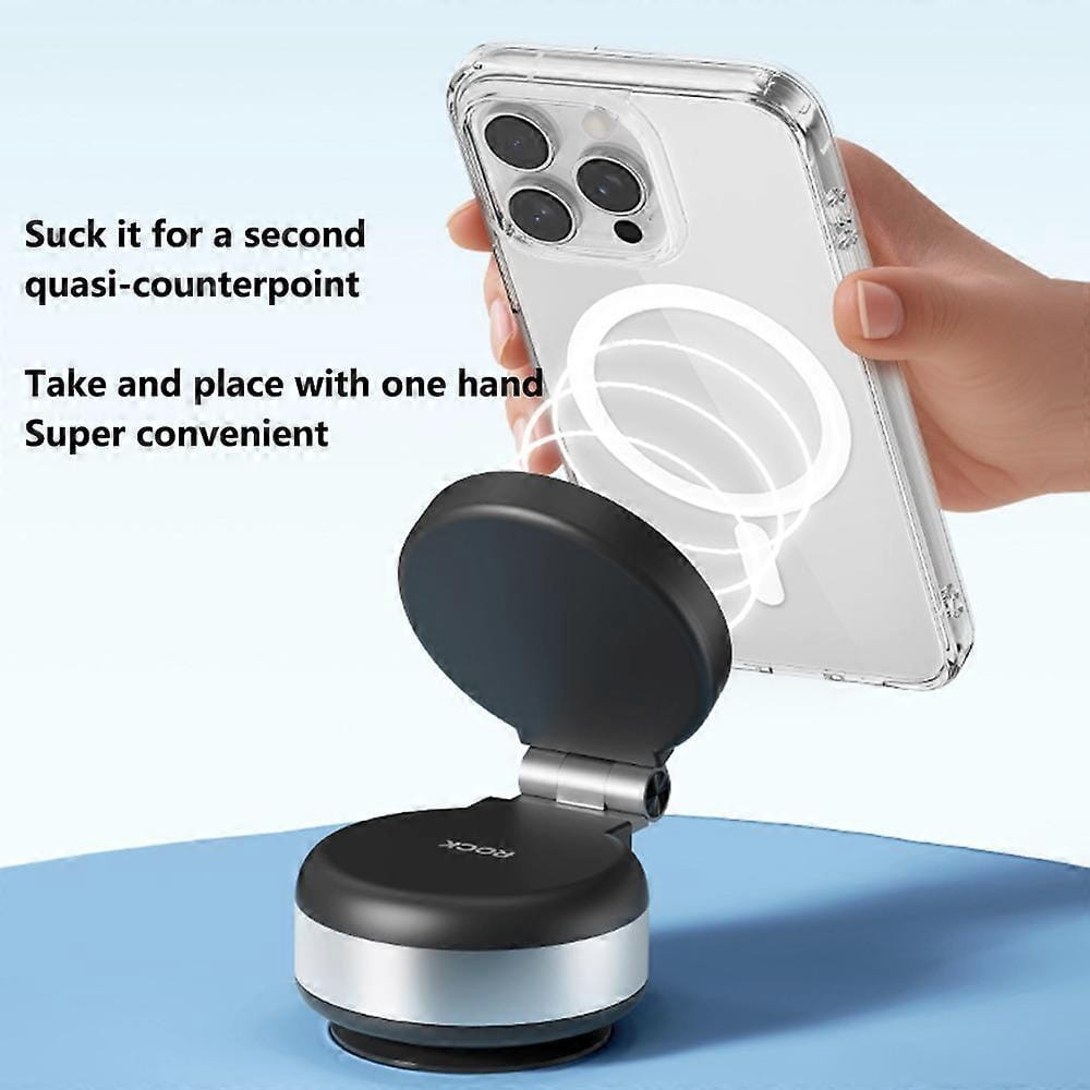 Electric Suction Cup Magnetic Magsafe Car Phone Holder Stand