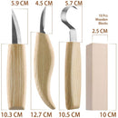 17pcs Wood Carving Set 3