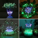 198 LED Hanging Starburst Firework Fairy String Light Lamp