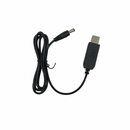 Barrel Jack Power Cable - 9V / 5.5mm x 2.1mm charger (Black) 1m