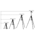 Portable Camera Phone Tripod 360 Rotable Adjustable Stand Max 1.68m