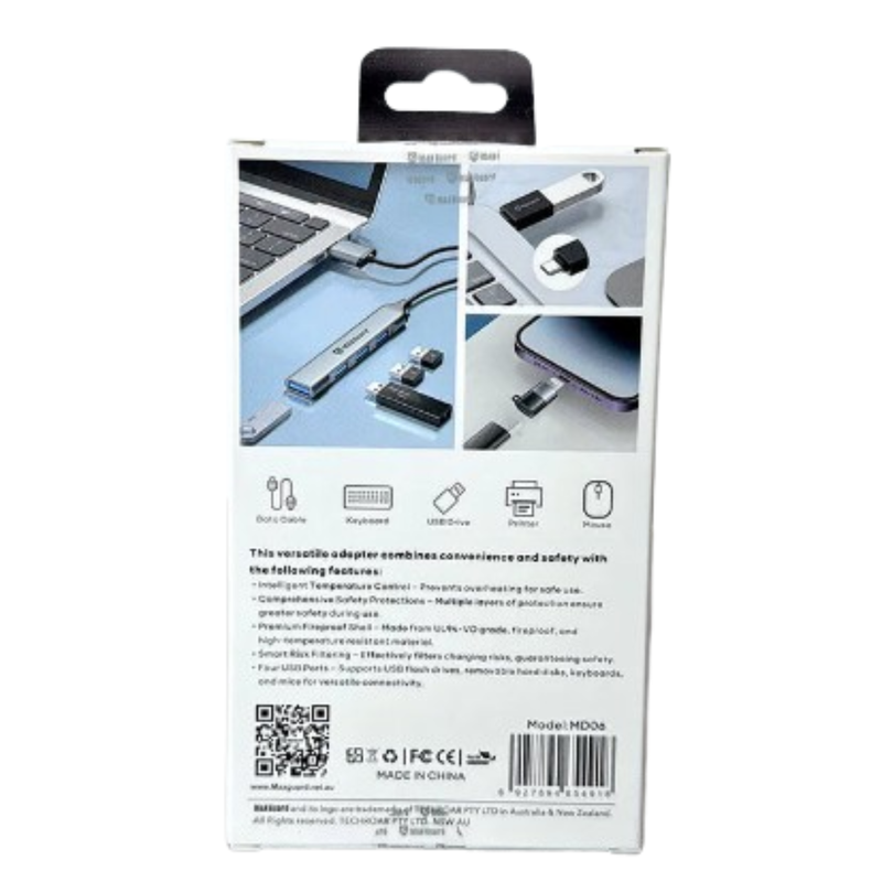 Maxguard 4 In 1 Multifunctional Adaptor MD06