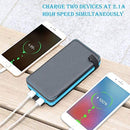 Solar Power Bank with 4 Panels 25000mAh