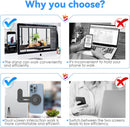 New Magnetic Laptop Phone Holder Gray