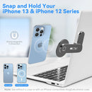 New Magnetic Laptop Phone Holder Gray