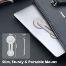 New Magnetic Laptop Phone Holder Silver