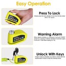 Motorcycle Alarm Disc Lock Black