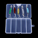 5 Fishing Lures With Mini Tackle Box
