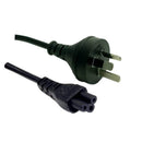 1M laptop Power wall plug CORD cable 3 PIN Prong TO CLOVER