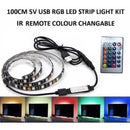 1M USB 60LED 5050 Strip Light Christmas TV Backlight 4
