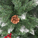 2.1M Christmas Tree 1100 Tips with Red Berries