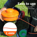 2.4mmx100M Trimmer Line Whipper Snipper String Cord