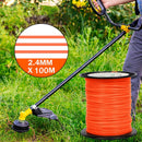 2.4mmx100M Trimmer Line Whipper Snipper String Cord