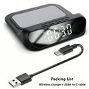 2-in-1 Multifunctional Wireless Charger with Alarm Clock
