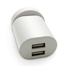 2 Port USB Phone Charger 5V 2A Dual USB Wall Charging AC