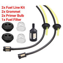 2 Set Whipper Snipper Line Trimmer Cutter Fuel Line Filter