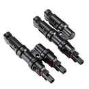 2 To 1 T Branch Cable Connectors PV Solar Panel Connector