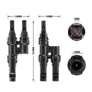 2 To 1 T Branch Cable Connectors Solar Panel PV Connector