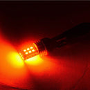 2 X T20 7443 15 RED LED DUAL FILAMENT CAR UTE BRAKE STOP