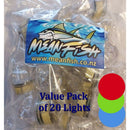 20 pcs Deep Water Strobe Fishing Light - Value Pack 7