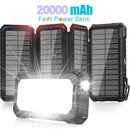20000mAh Solar Charger Power Bank 6