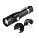 2000LM Super Bright Led flashlight USB linternal led torch
