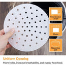 200PCS Air Fryer Liners Perforated Parchment Paper Round