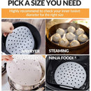 200PCS Air Fryer Liners Perforated Parchment Paper Round