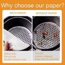 200pcs Air Fryer Liners Perforated Parchment Paper 6