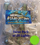 20 pcs  Deep Water Strobe Fishing Light - Value Pack