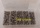 6mm Split Rings Value Pack of 500 - MeanFish