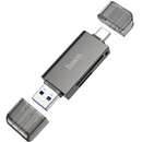Hoco USB 3.0 Memory Card Reader USB-A USB-C Dual Plug (HB39)