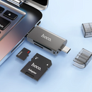 Hoco USB 3.0 Memory Card Reader USB-A USB-C Dual Plug (HB39)