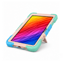 Samsung Galaxy Tab A11 Rugged Shockproof Case with Kickstand (Rainbow)