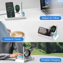 4-in-1 Wireless Charging Station 15W Fast Wireless Charger Stand for i-Series Devices