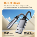 USB to 3.5mm Audio Adapter Cable for Car, Computer & Speaker (USB 3.5mm)