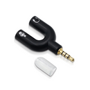 U-Type Dual 3.5mm Headphone Audio Splitter Adapter for Mobile Phone & Headset