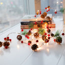 20LED Pine Cone Christmas Lights String Fairy Xmas Wire