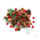 20LED Pine Cone Christmas Lights String Fairy Xmas Wire