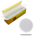 20Pcs Clear Round 40mm Direct Fit Airtight Coin Capsules