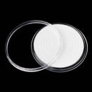 20Pcs Clear Round 40mm Direct Fit Airtight Coin Capsules