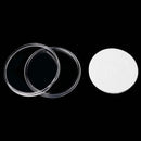 20Pcs Clear Round 40mm Direct Fit Airtight Coin Capsules