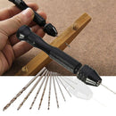 20pcs Mini Hand Drill Vise Twist Bits Pin Hand Precision