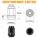 20PCS Wheel Nuts M12x1.5 2
