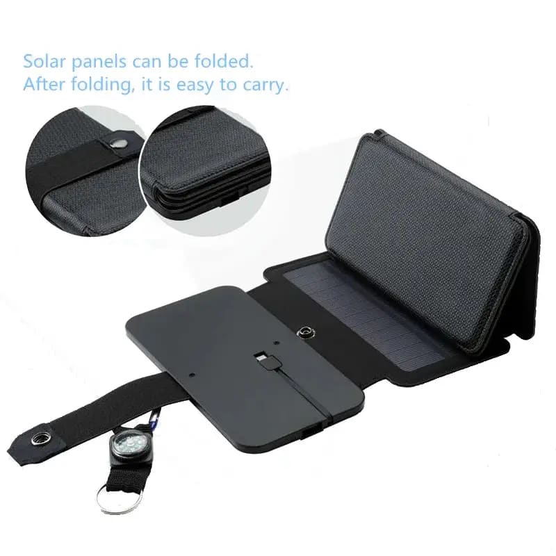 20W Foldable Solar Panel 5V 2.1A Solar Charger Tools &