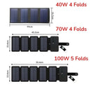 20W Foldable Solar Panel 5V 2.1A Solar Charger Tools &