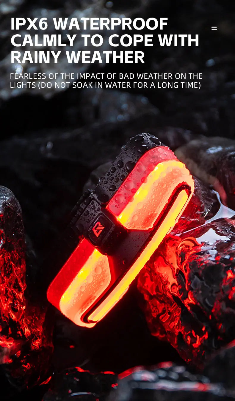 Bike Bicycle Smart Brake Back Tail light with Wireless