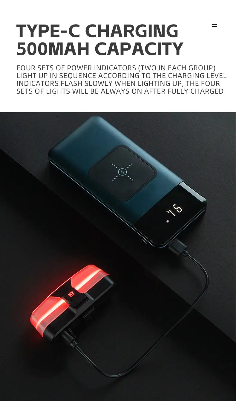 Bike Bicycle Smart Brake Back Tail light with Wireless