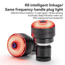 Smart Brake Handlebar plug End Light for Road Bike