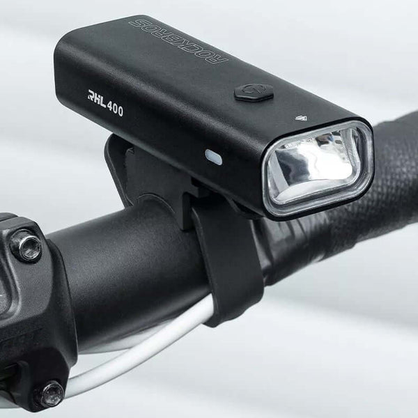 Bike Front Light Bicycle 400 Lumens Handlebar Lamp Headlight Aluminum Waterproof